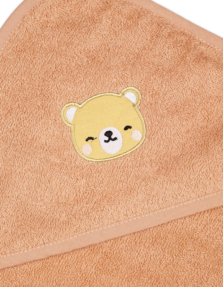 Newborn Bath Towel Hooded Bambies Bear Brown at Zubaidas Official Pakistan