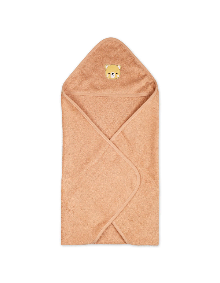 Newborn Bath Towel Hooded Bambies Bear Brown at Zubaidas
