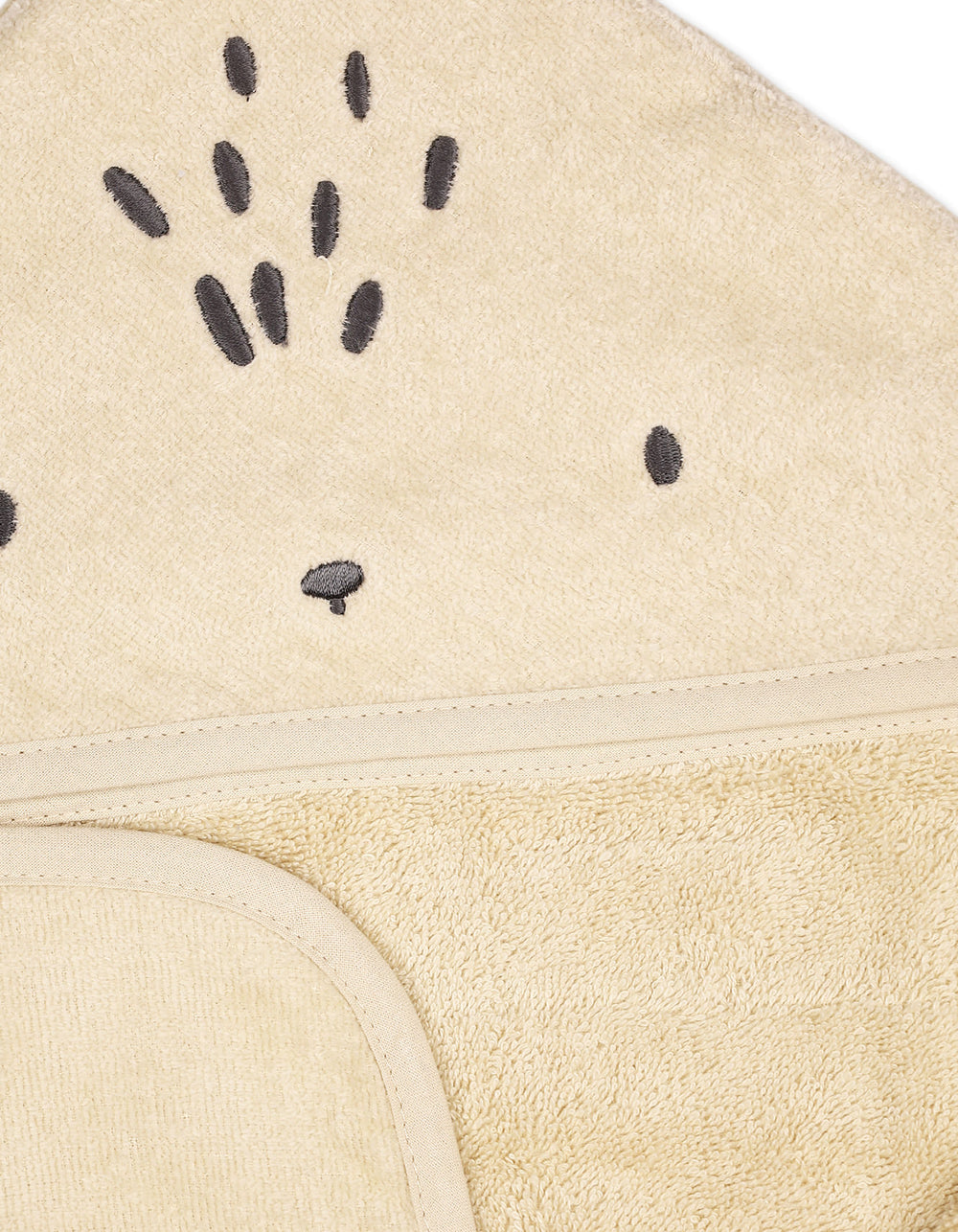 Newborn Bath Towel Hooded Bambies Hedgehog Beige at Zubaidas Official Pakistan