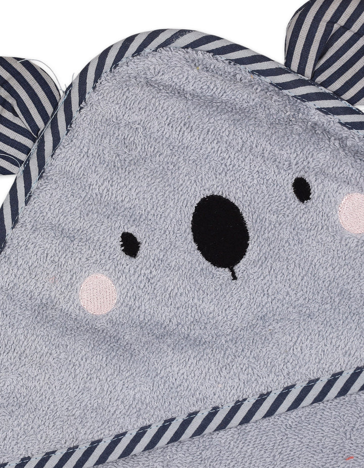 Newborn Bath Towel Hooded Bambies Koala Grey at Zubaidas Official Pakistan