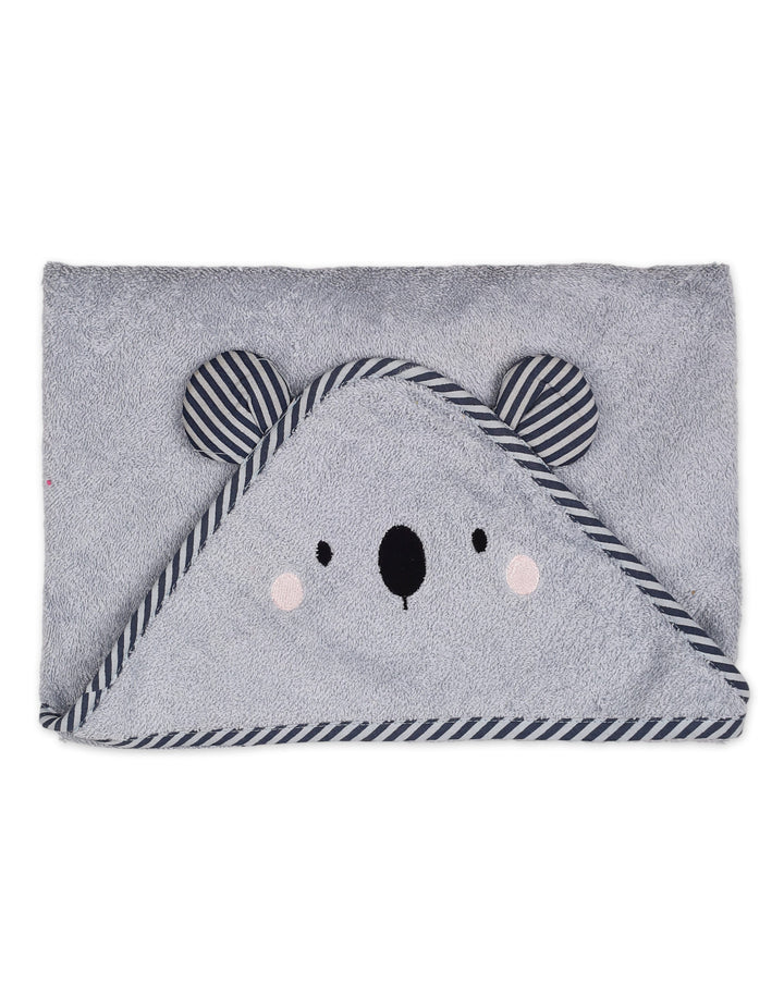 Newborn Bath Towel Hooded Bambies Koala Grey at Zubaidas Online Pakistan