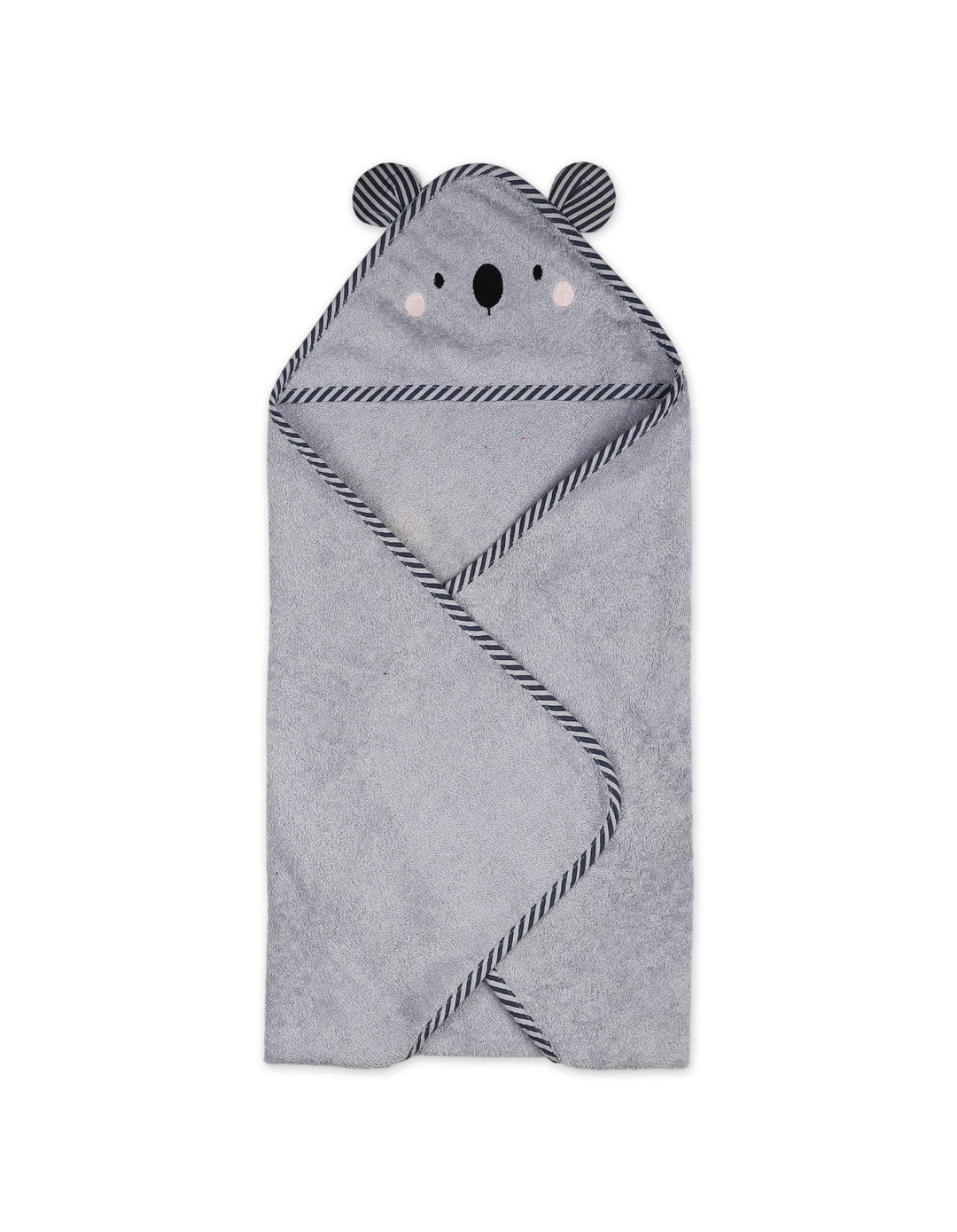 Newborn Bath Towel Hooded Bambies Koala Grey at Zubaidas