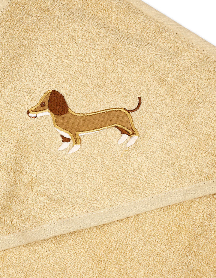 Newborn Bath Towel Hooded Bambies Puppy Beige at Zubaidas Official Pakistan