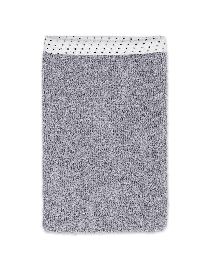 Newborn Bath Towel Hooded Love and Heart Grey and Off White at Zubaidas Best Online Baby and Kids Store in Pakistan