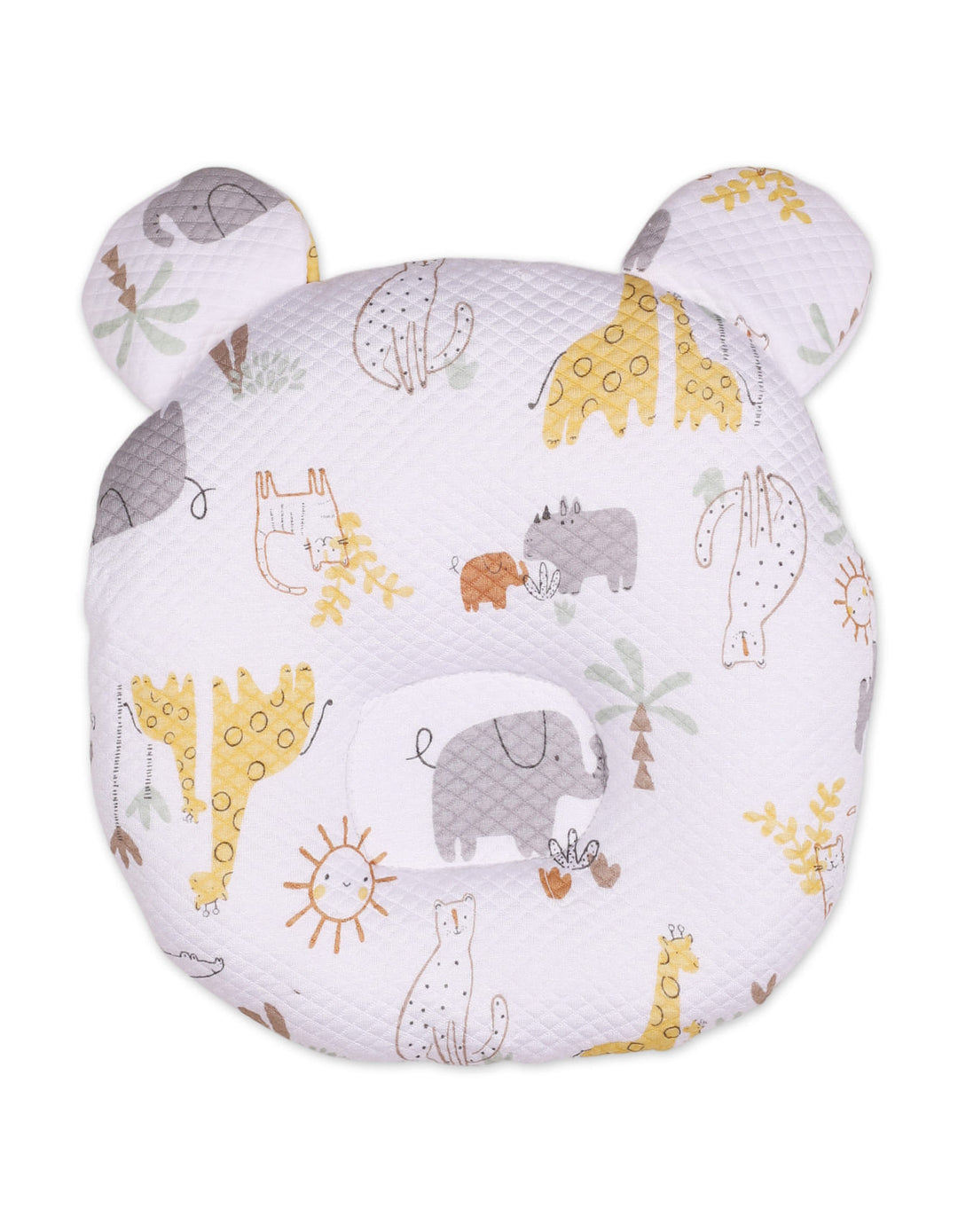 Newborn Blanket and Head Shaper Pillow Safari at Zubaidas Official Pakistan