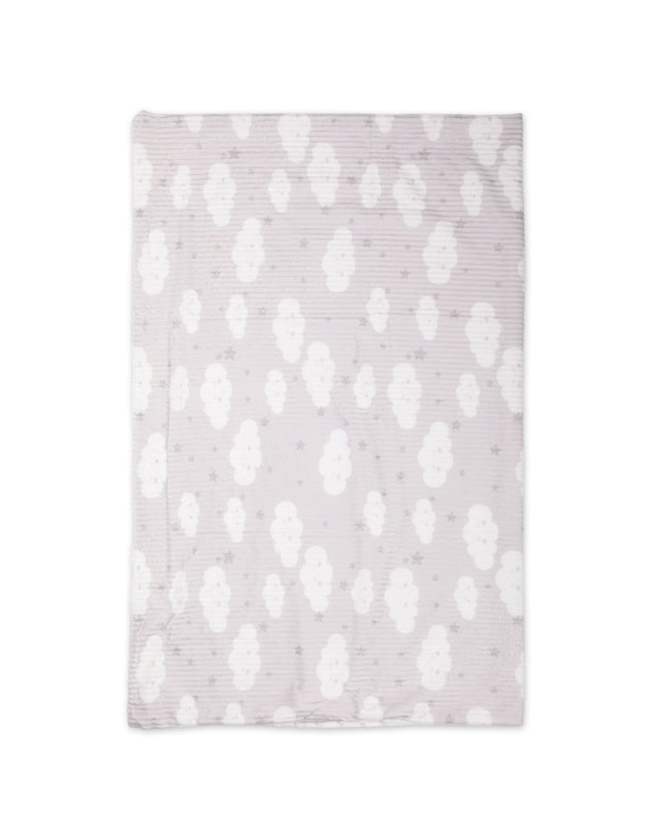 Newborn Blanket Cloud and Star Grey at Zubaidas Best Online Baby and Kids Store in Pakistan
