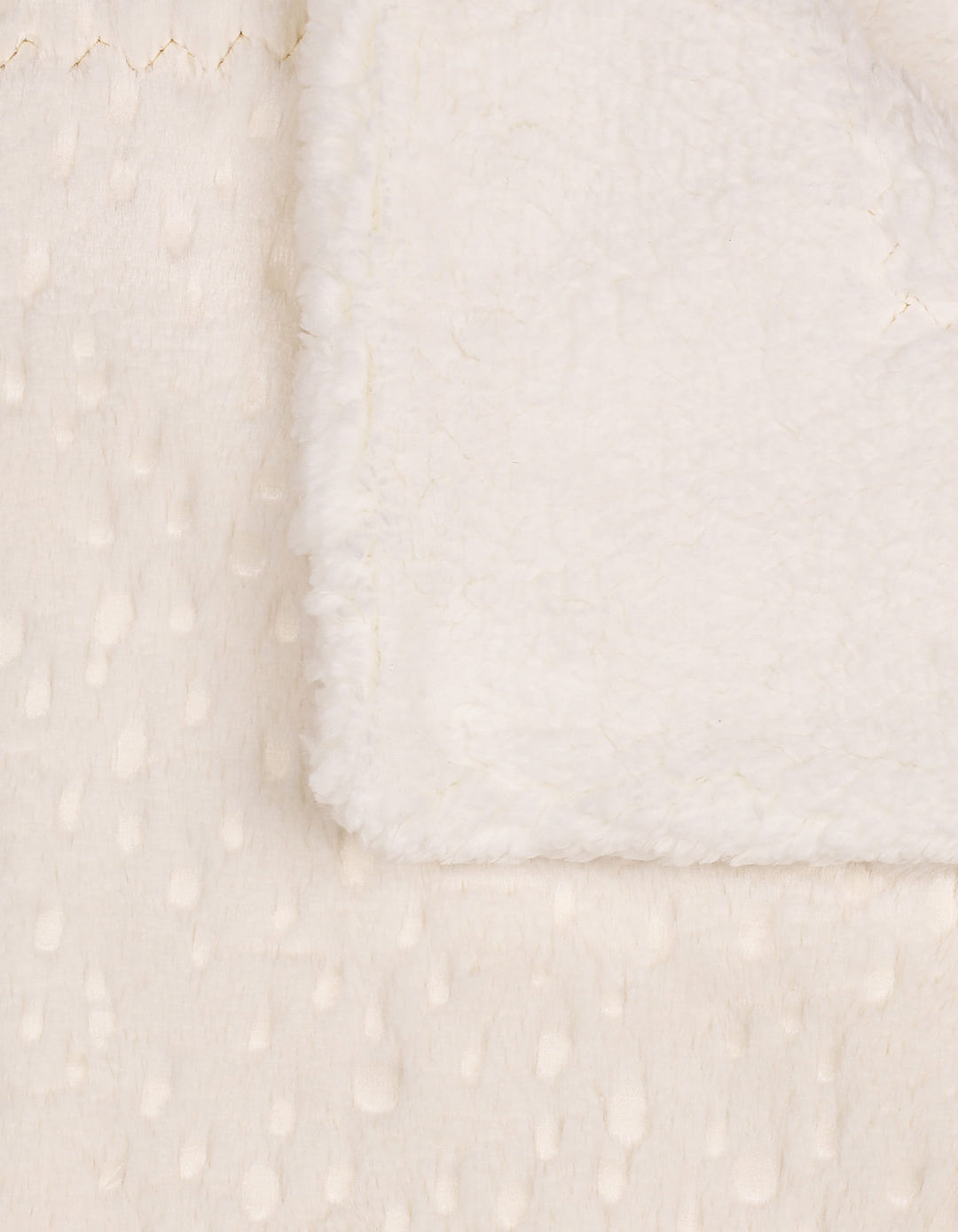Newborn Blanket Dots Off White at Zubaidas Official Pakistan