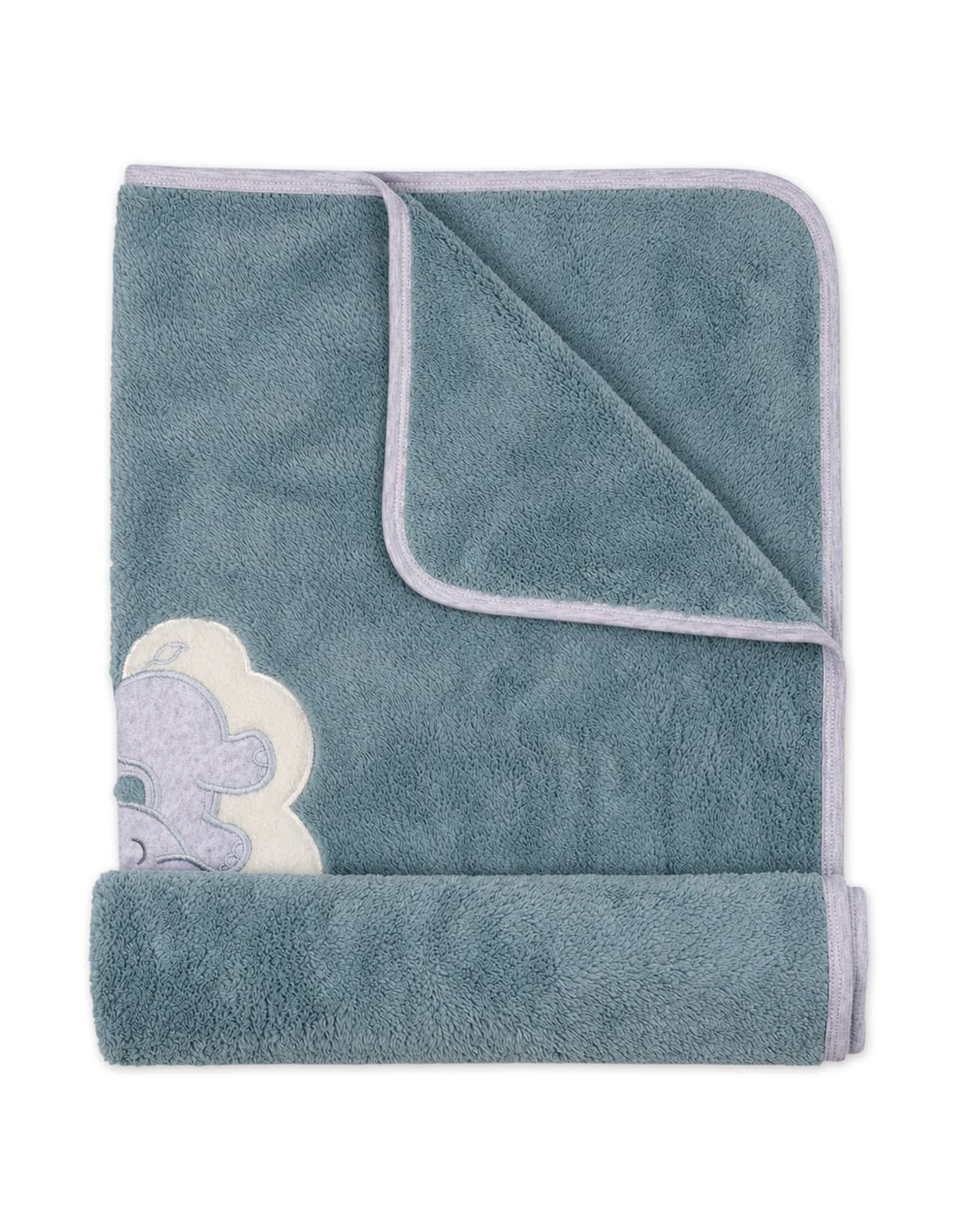 Newborn Blanket Elephant Green at Zubaidas