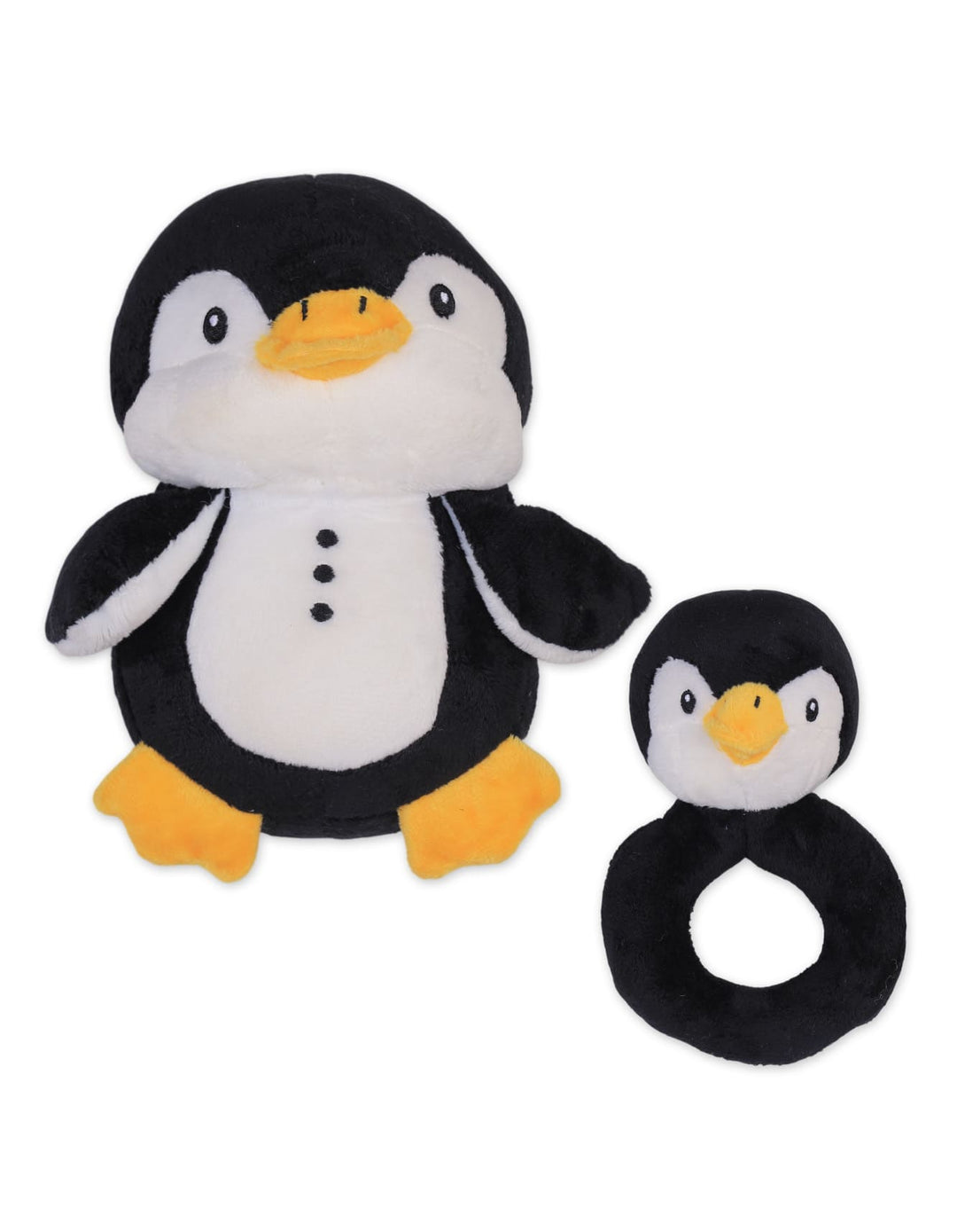 Newborn Blanket Plush Rattle Toy Penguin at Zubaidas