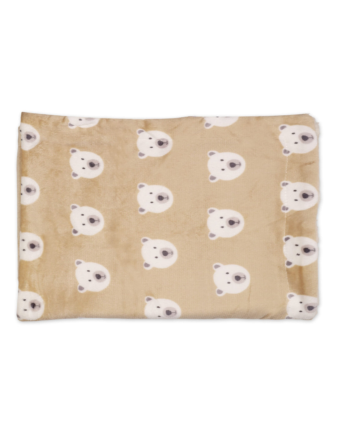 Newborn Blanket Sherpa Fleece Polar Bear Beige at Zubaidas Online Pakistan