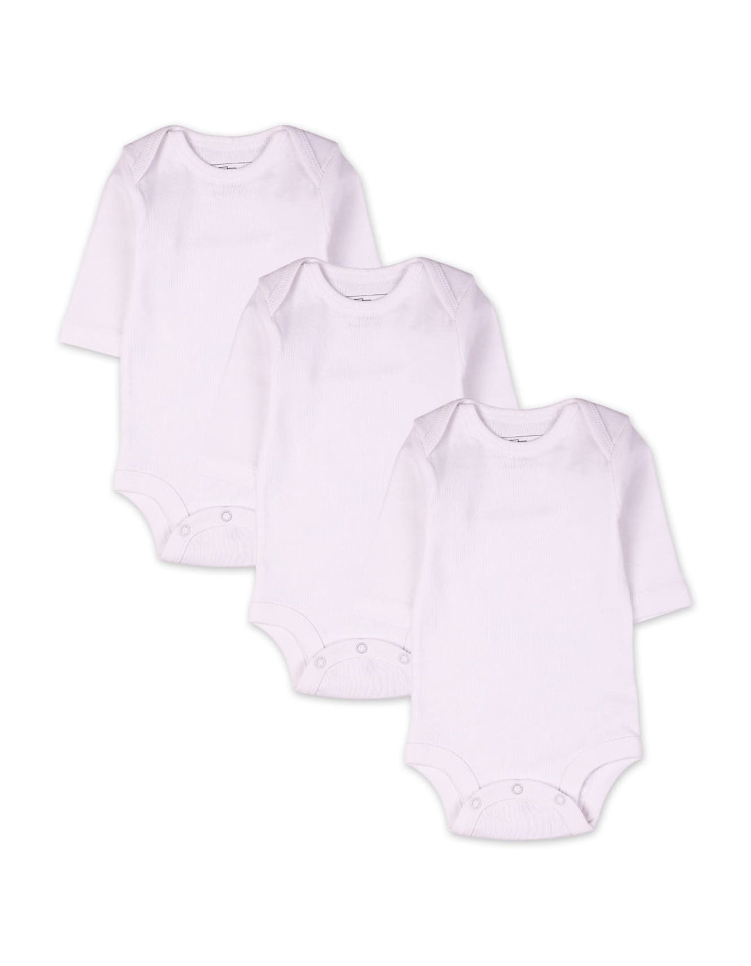 Newborn Body Suit Bambies Full Sleeves White at Zubaidas