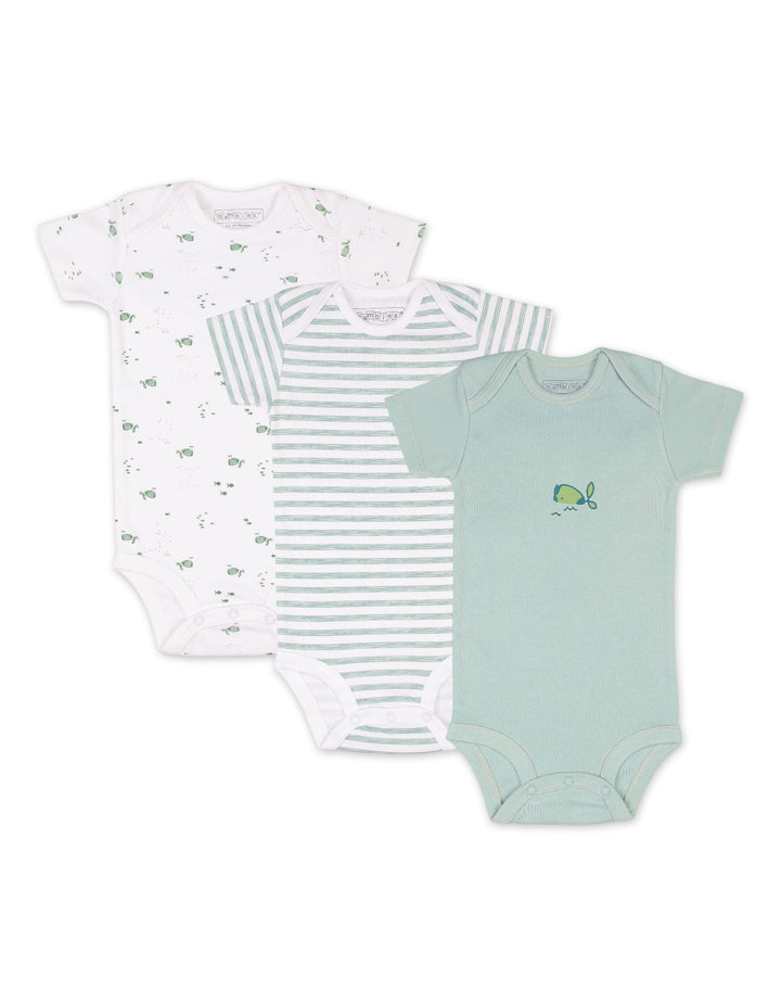Newborn Bodysuit Pack of 3 Bambies Marine at Zubaidas