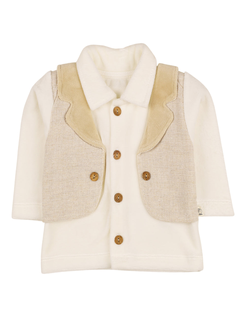 Newborn Boy 5 Pcs Gift Set Beige at Zubaidas Official Pakistan