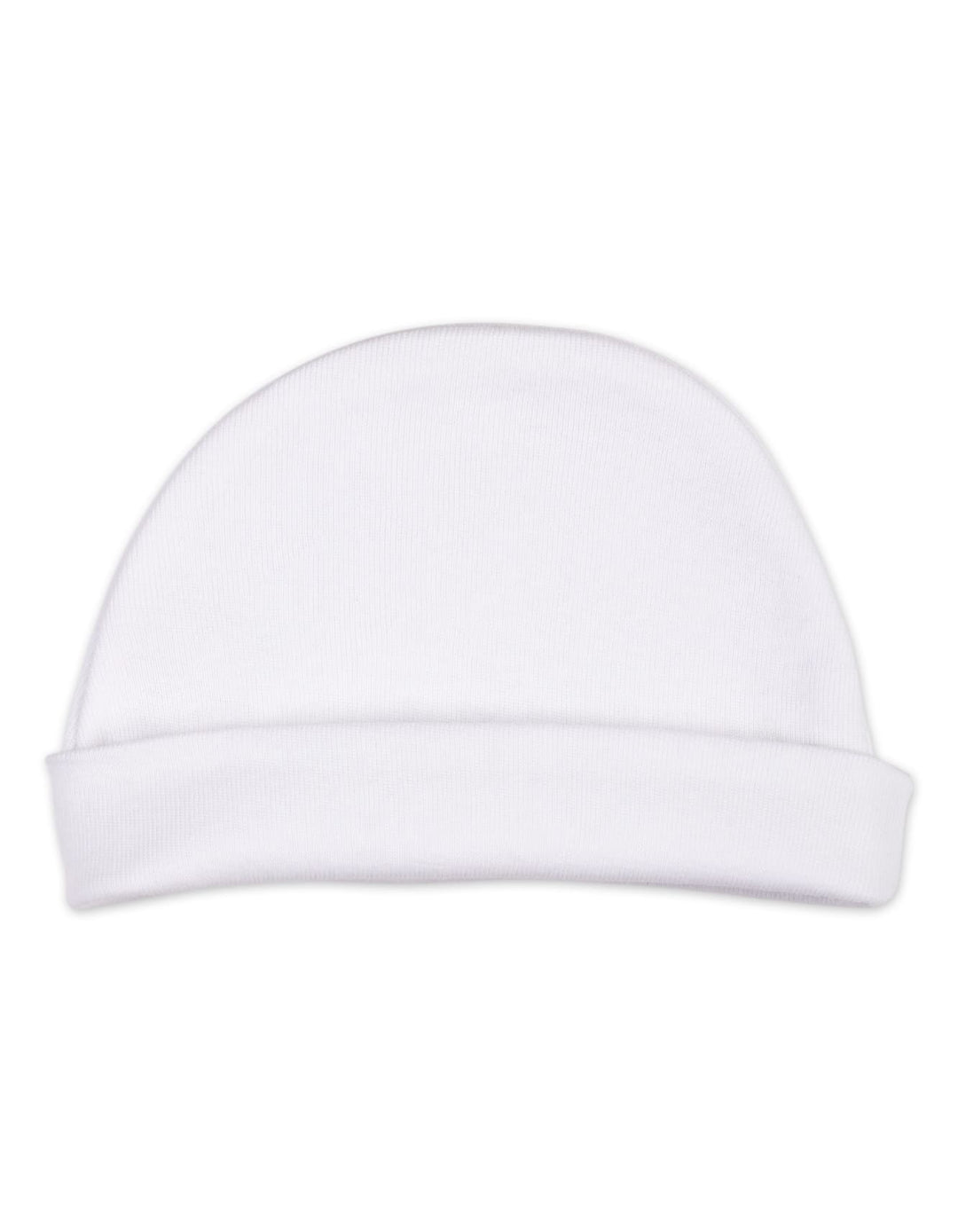 Newborn Boy and Girl Cap Bambies Plain White at Zubaidas