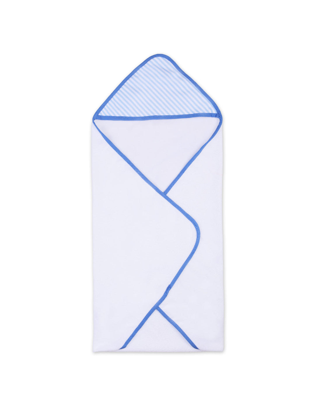 Newborn Boy Bath Towel and Washcloth Set Dino White and Blue at Zubaidas Best Online Baby Store in Pakistan
