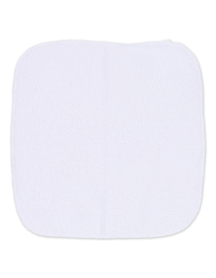 Newborn Boy Bath Towel and Washcloth Set Dino White and Blue at Zubaidas Best Online Baby Shop in Pakistan