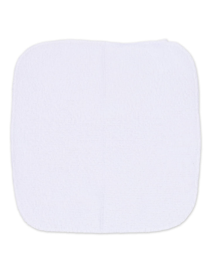 Newborn Boy Bath Towel and Washcloth Set Dino White and Blue at Zubaidas Number 1 Baby Store in Pakistan