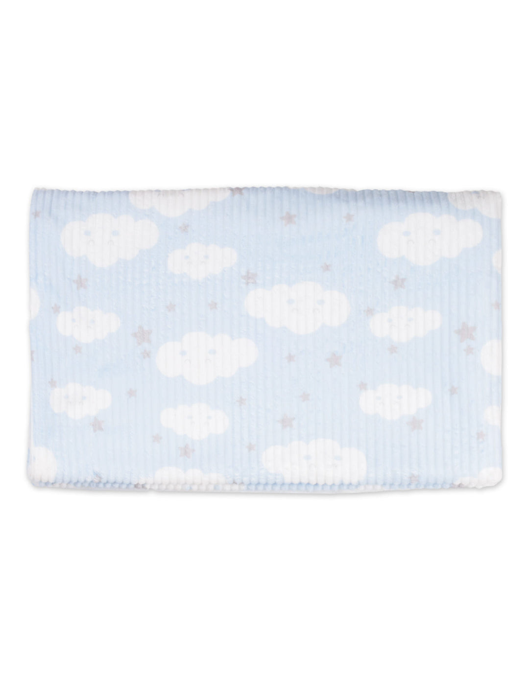 Newborn Boy Blanket Clouds and Stars Light Blue at Zubaidas Best Online Baby and KIds Store in Pakistan