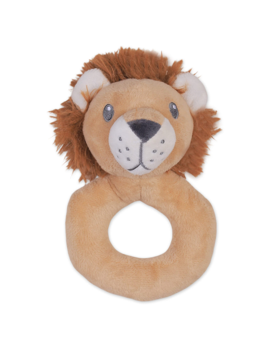 Newborn Boy Blanket Plush Rattle Toy Lion at Zubaidas Official Pakistan