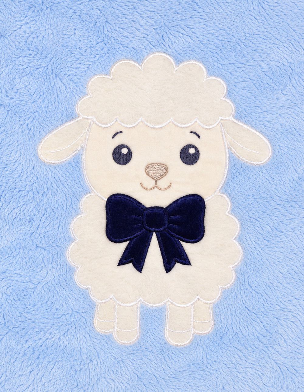 Newborn Boy Blanket Sheep Light Blue and Navy Blue at Zubaidas Official Pakistan