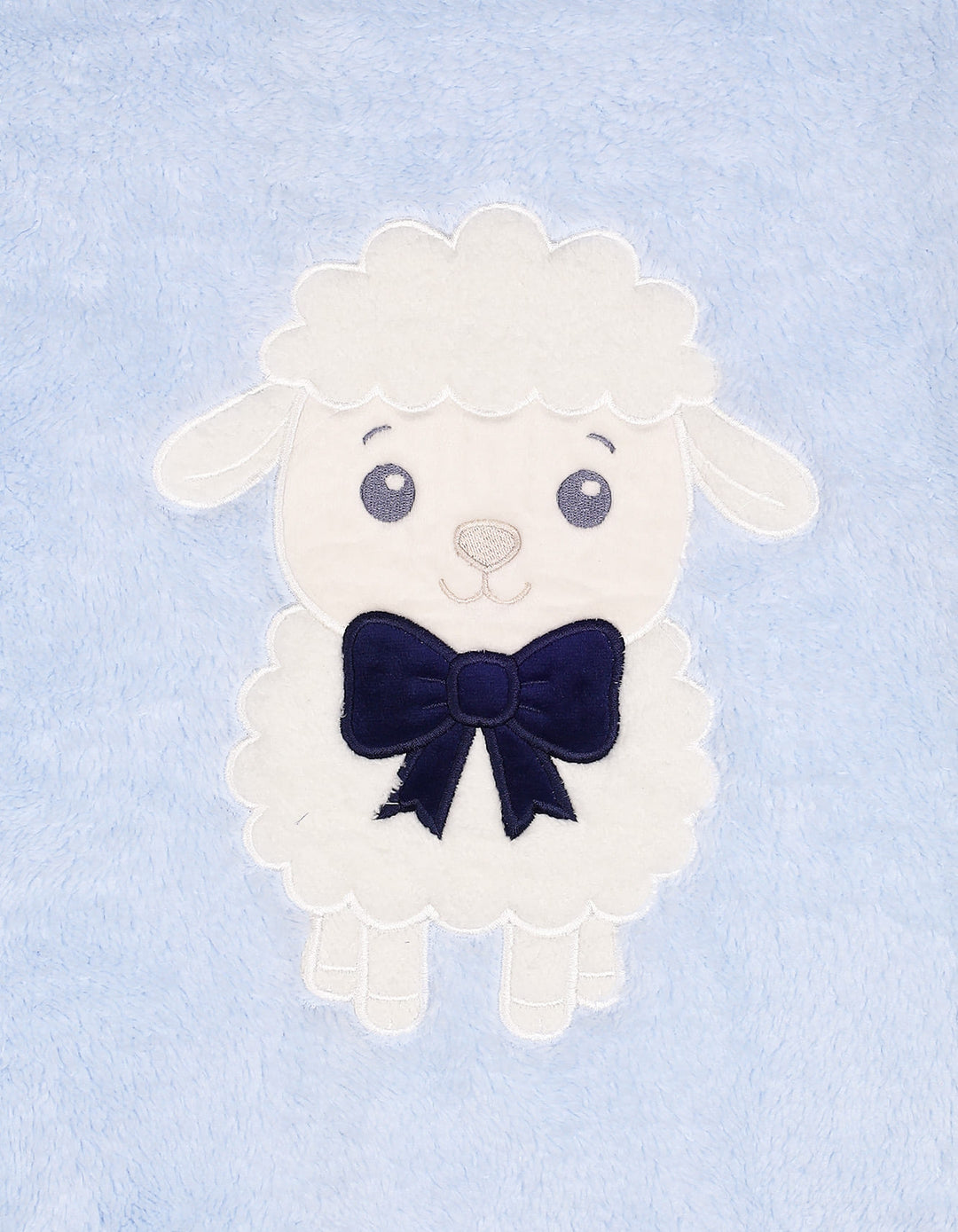 Newborn Boy Blanket Sheep Light Blue and Navy Blue at Zubaidas Official Pakistan