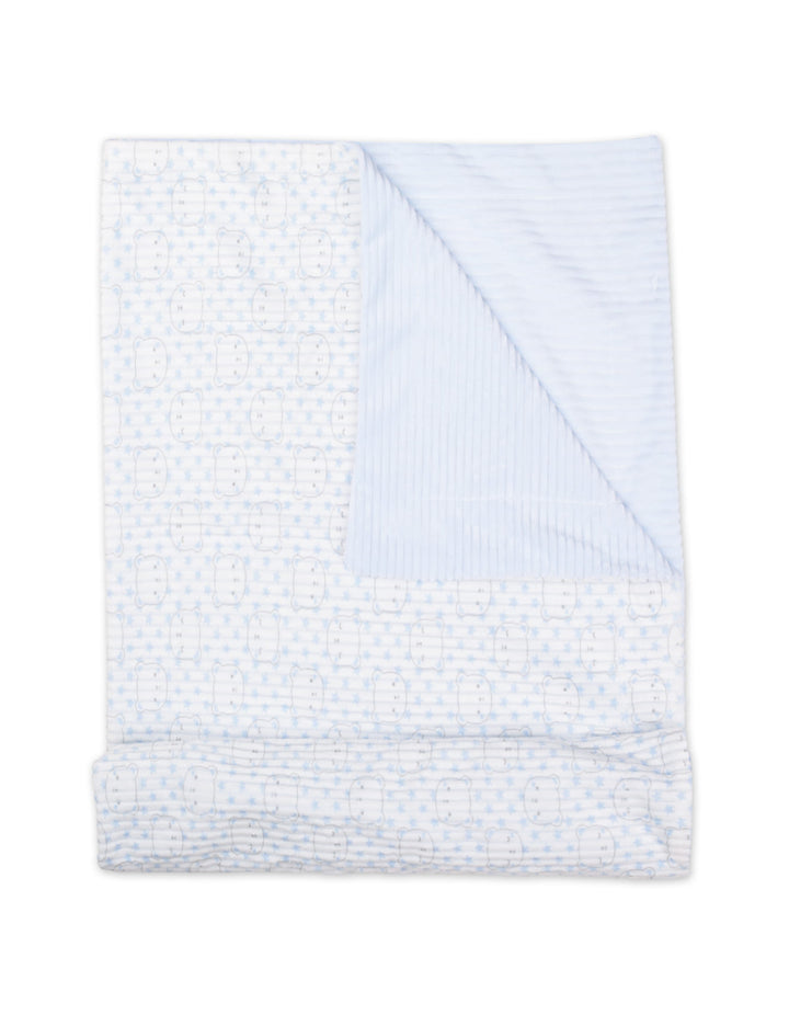 Newborn Boy Blanket with Soft Toy Bear Light Blue at Zubaidas Official Pakistan