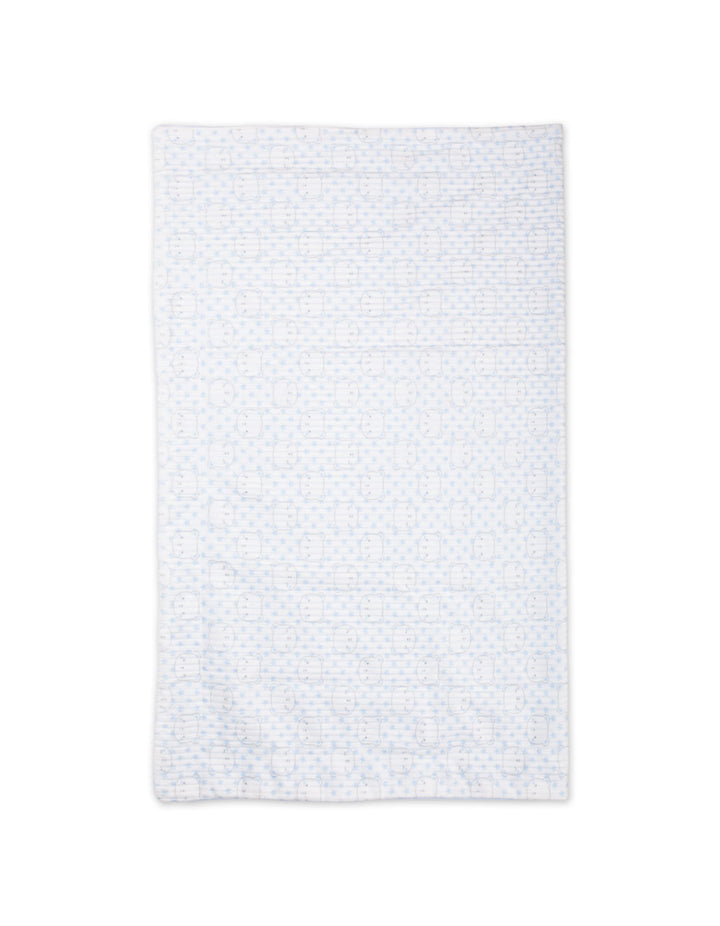 Newborn Boy Blanket with Soft Toy Bear Light Blue at Zubaidas Online Pakistan