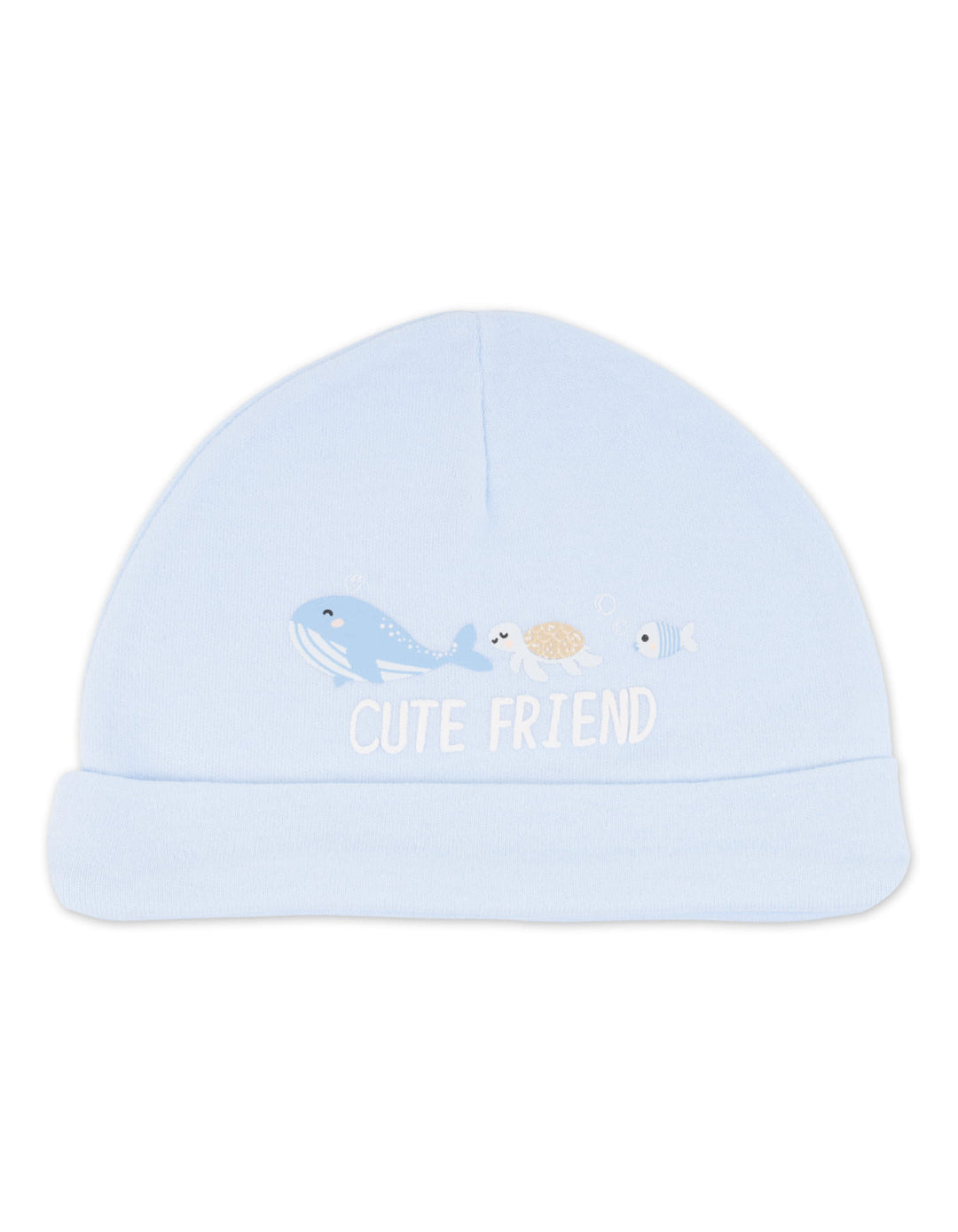 Newborn Boy Cap Pack of 3 Cute Friends at Zubaidas Best Online Baby and Kids Store in Pakistan