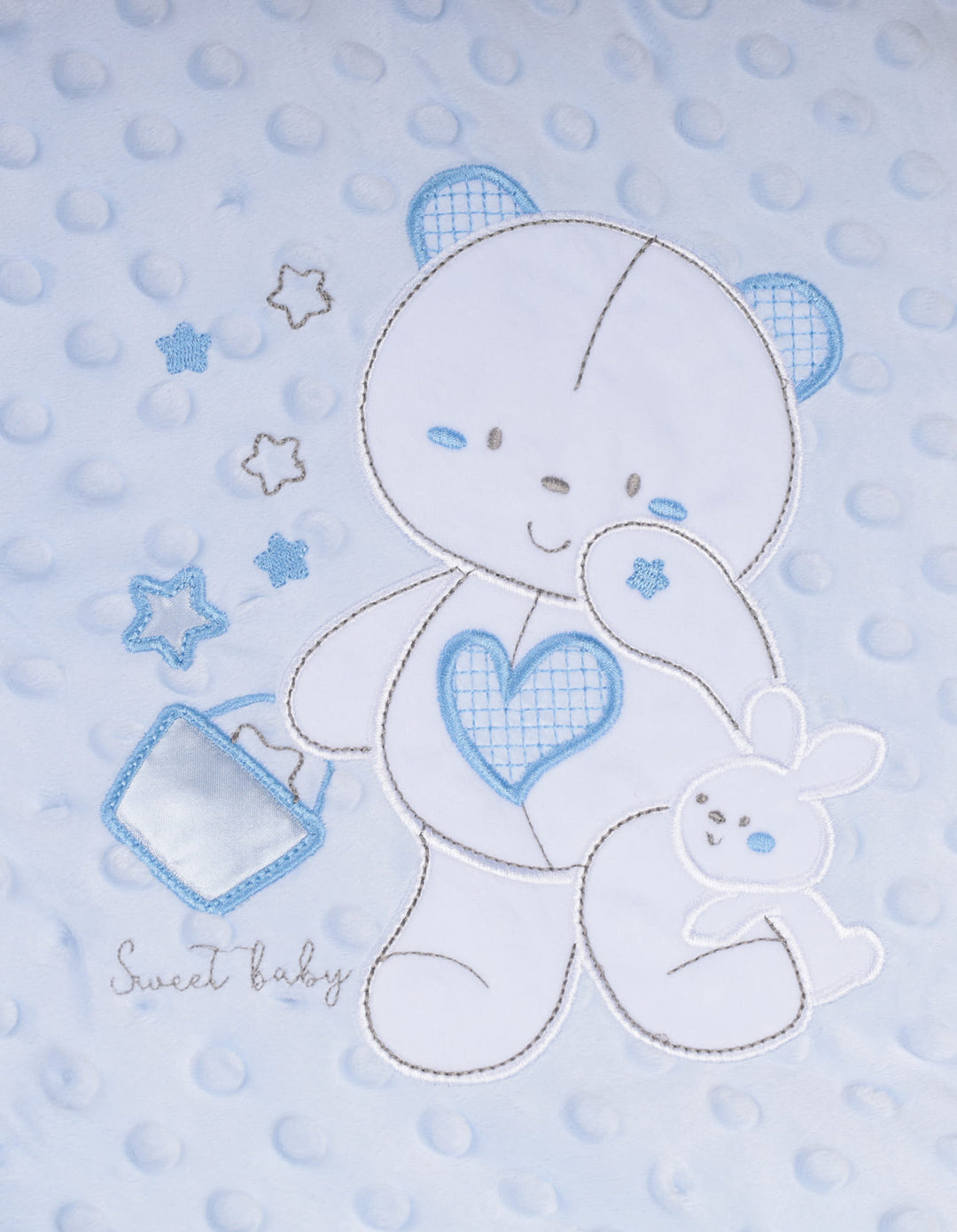 Newborn Boy Carry Nest Hooded Bear Theme Blue at Zubaidas Online Pakistan
