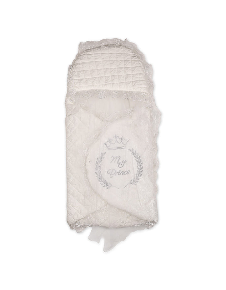 Newborn Boy Carry Nest My Prince White at Zubaidas Best Online Baby and Kids Store in Pakistan