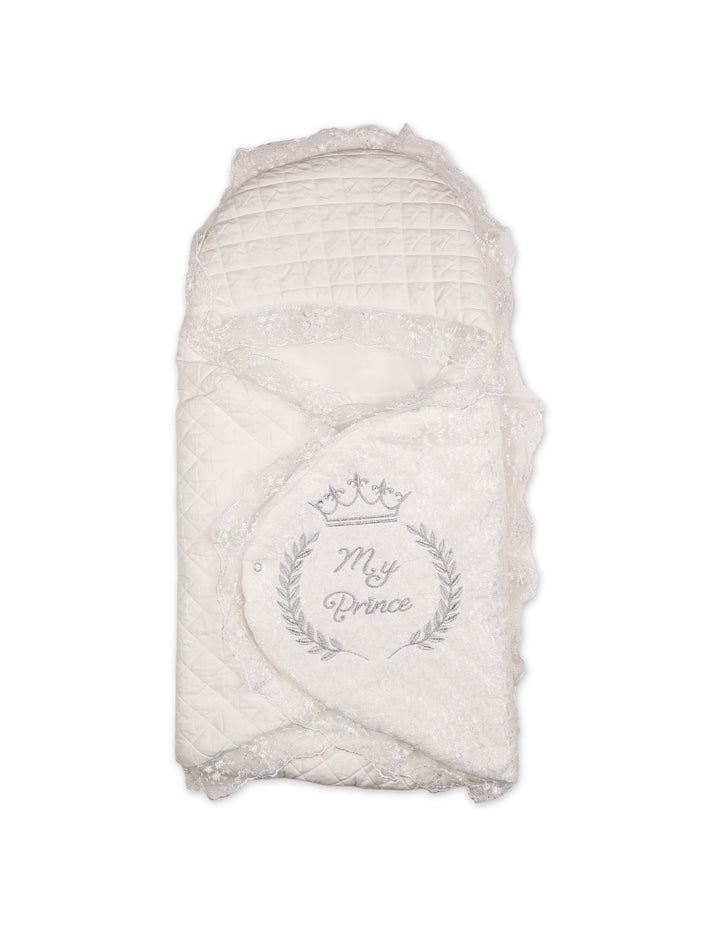 Newborn Boy Carry Nest My Prince White at Zubaidas