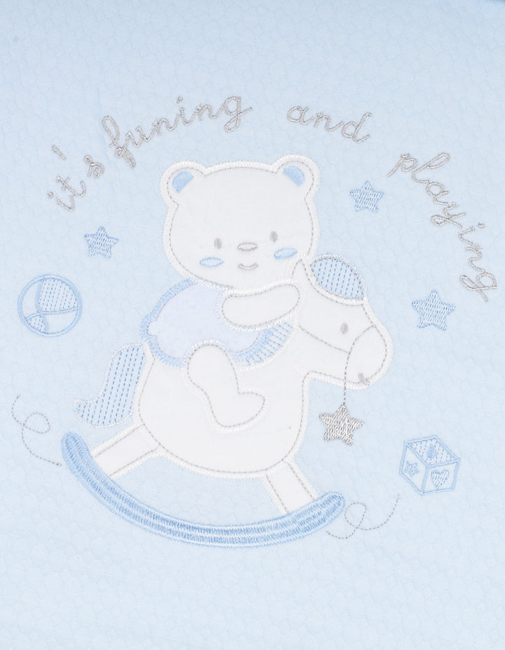 Newborn Boy Carry Nest Teddy Bear Blue at Zubaidas Online Pakistan