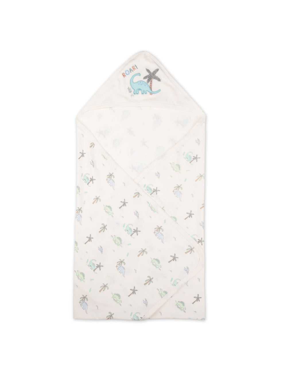Newborn Boy Clothing Gift Set 8 Pcs Dino Adventure Light Blue and White at Zubaidas Official Pakistan