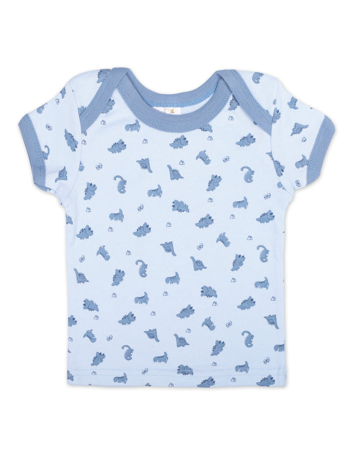 Newborn Boy Clothing Gift Set 8 Pcs Dino Blue and White at Zubaidas Best Online Baby and Kids Store in Pakistan