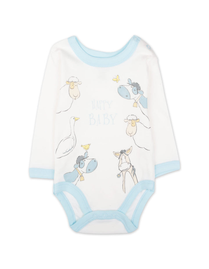 Newborn Boy Clothing Gift Set 8 Pcs Safari Blue and White at Zubaidas Best Online Baby and Kids Store in  Pakistan