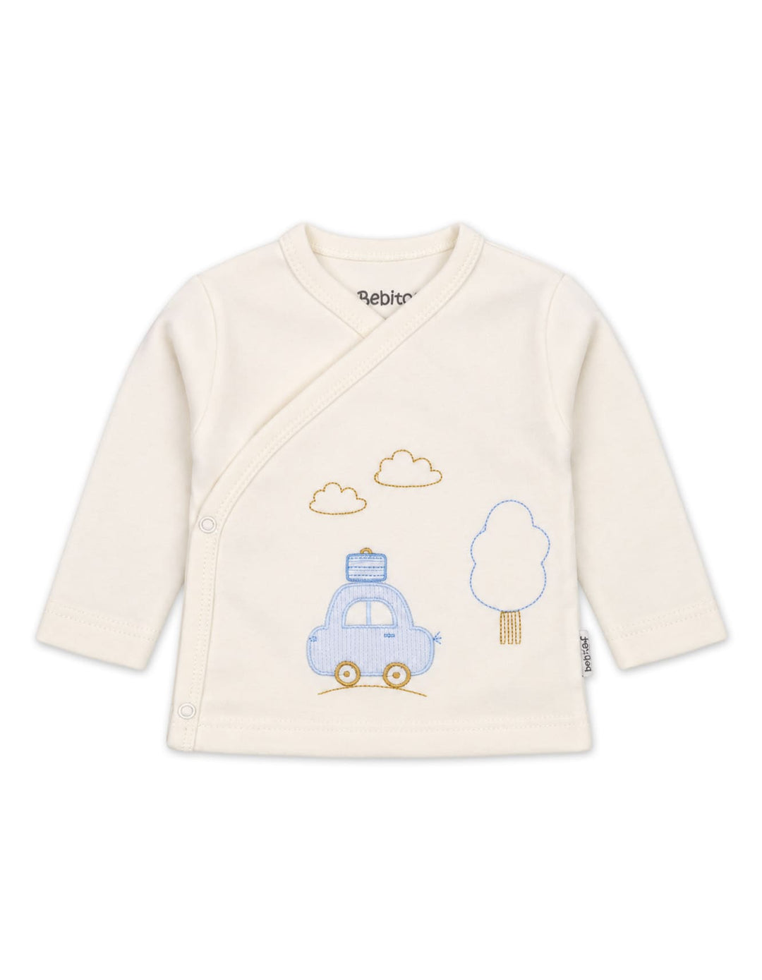 Newborn Boy Gift Set 5 Pcs Car Off White and Light Blue at Zubaidas Official Pakistan