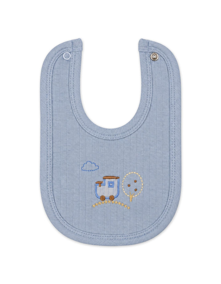 Newborn Boy Gift Set 5 Pcs Train and Tree Blue at Zubaidas Best Online Baby and Kids Shop in Pakistan