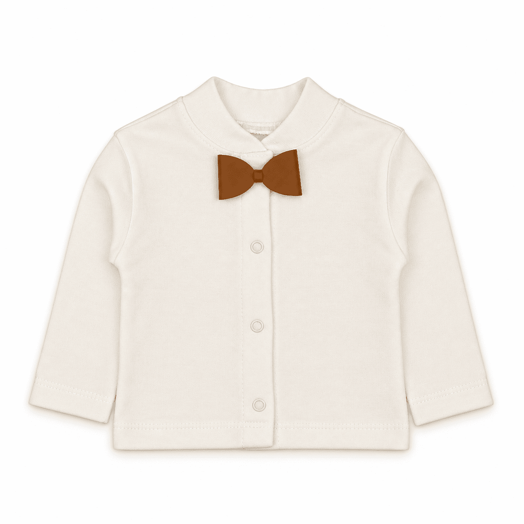 Newborn Boy Gift Set 6 Pcs White and Beige at Zubaidas Online Pakistan