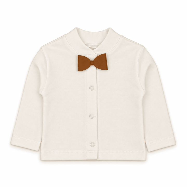 Newborn Boy Gift Set 6 Pcs White and Beige at Zubaidas Online Pakistan