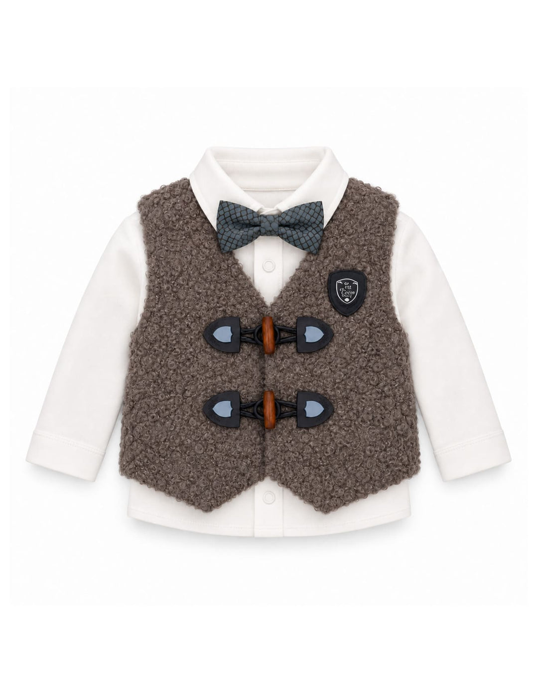 Newborn Boy Gift Set 6 Pcs White and Grey at Zubaidas Official Pakistan