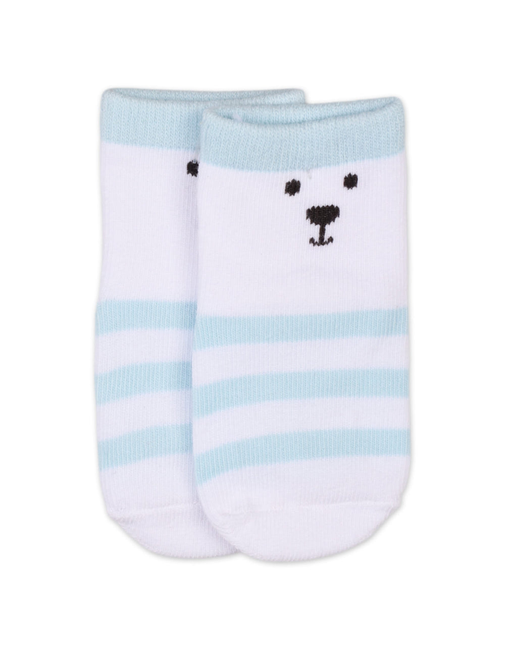 Newborn Boy Knee Pads and Socks Light Blue at Zubaidas Official Pakistan
