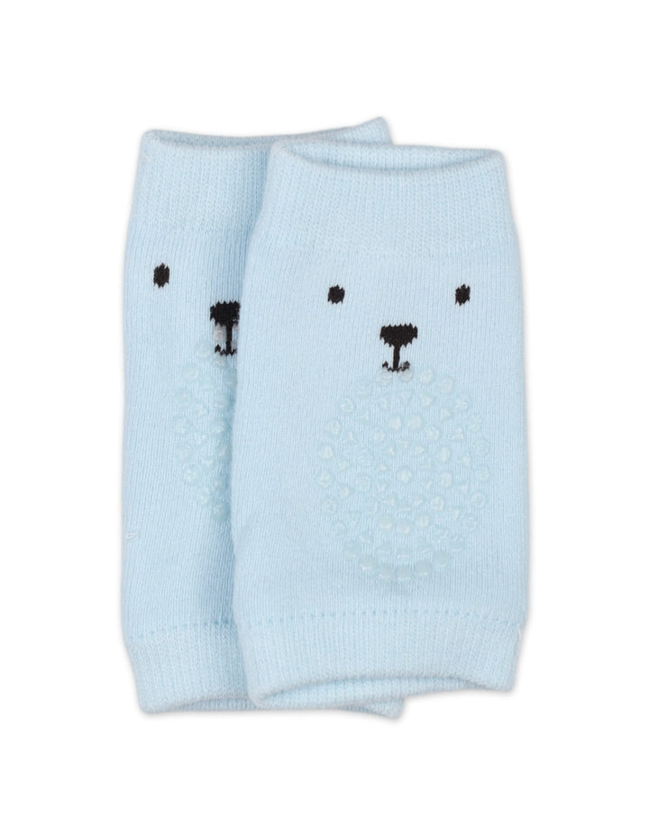 Newborn Boy Knee Pads and Socks  Light Blue at Zubaidas Online Pakistan