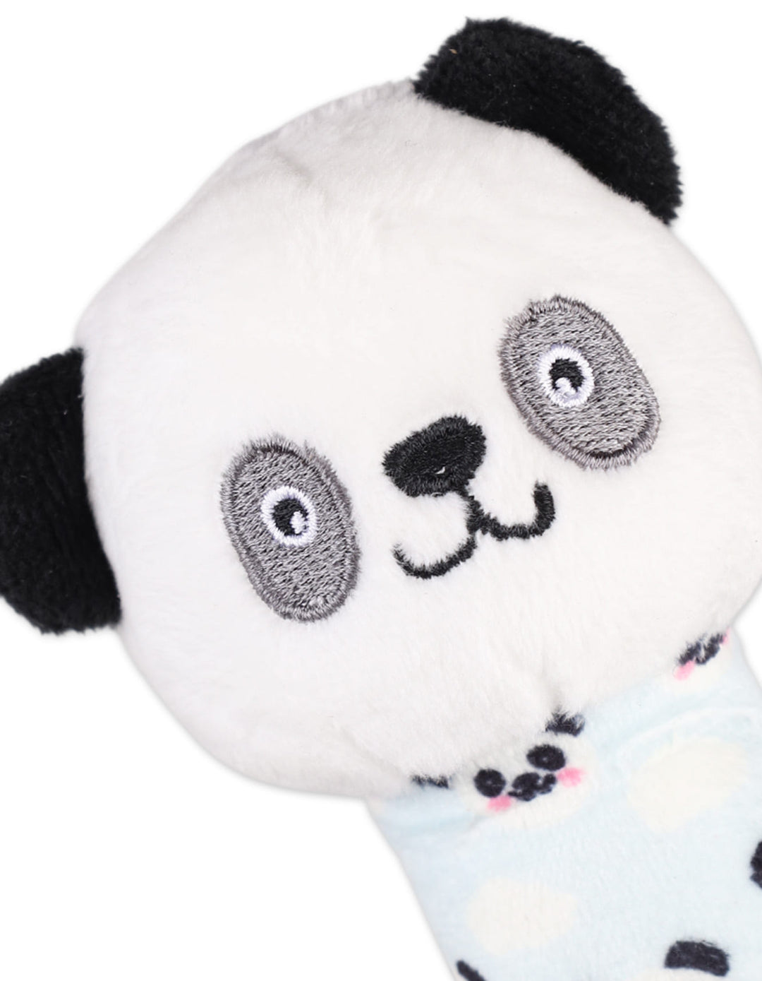 Newborn Boy Plush Rattle Toy Panda Blue and White at Zubaidas Official Pakistan