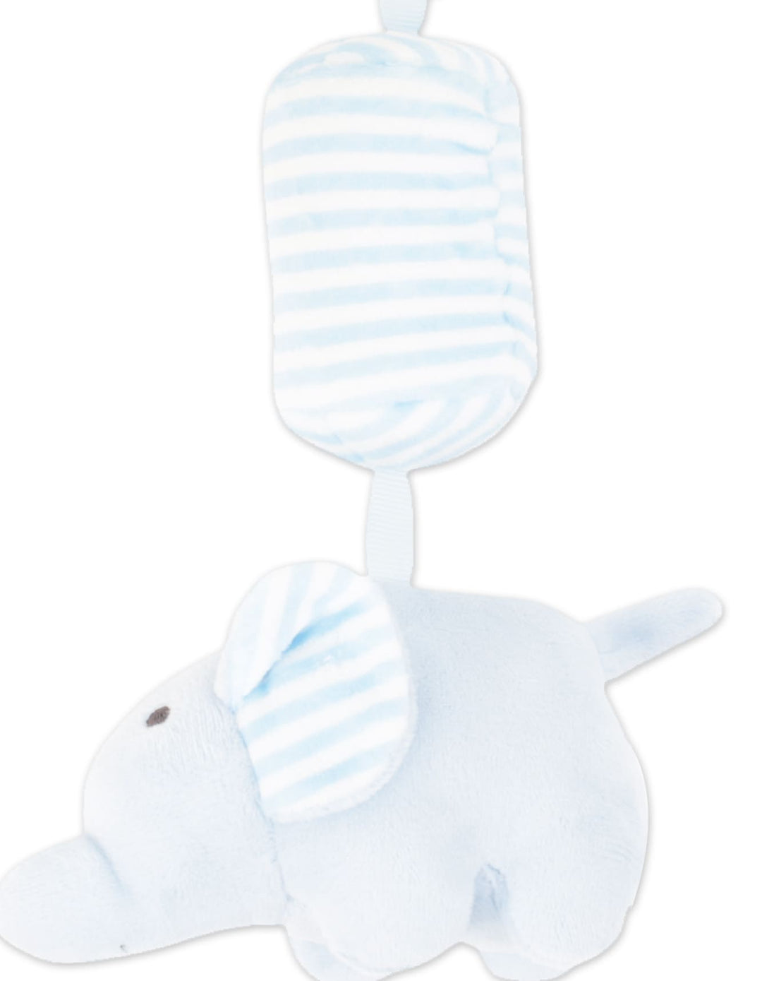 Newborn Boy Plush Toy with Hanging Ring Elephant Blue at Zubaidas Official Pakistan
