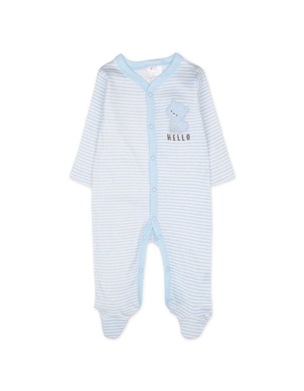 Newborn Boy Sleepsuit Pack of 3 Hello Friends at Zubaidas Official Pakistan