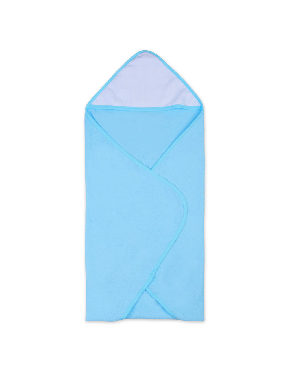 Newborn Boy Towel and Washcloth Set Elephant Blue and White at Zubaidas Official Pakistan