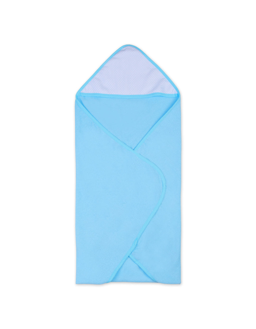 Newborn Boy Towel and Washcloth Set Elephant Blue and White at Zubaidas Official Pakistan