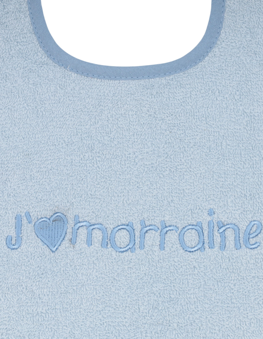 Newborn Boy Towel Bibs I Love Marraine Blue at Zubaidas Official Pakistan