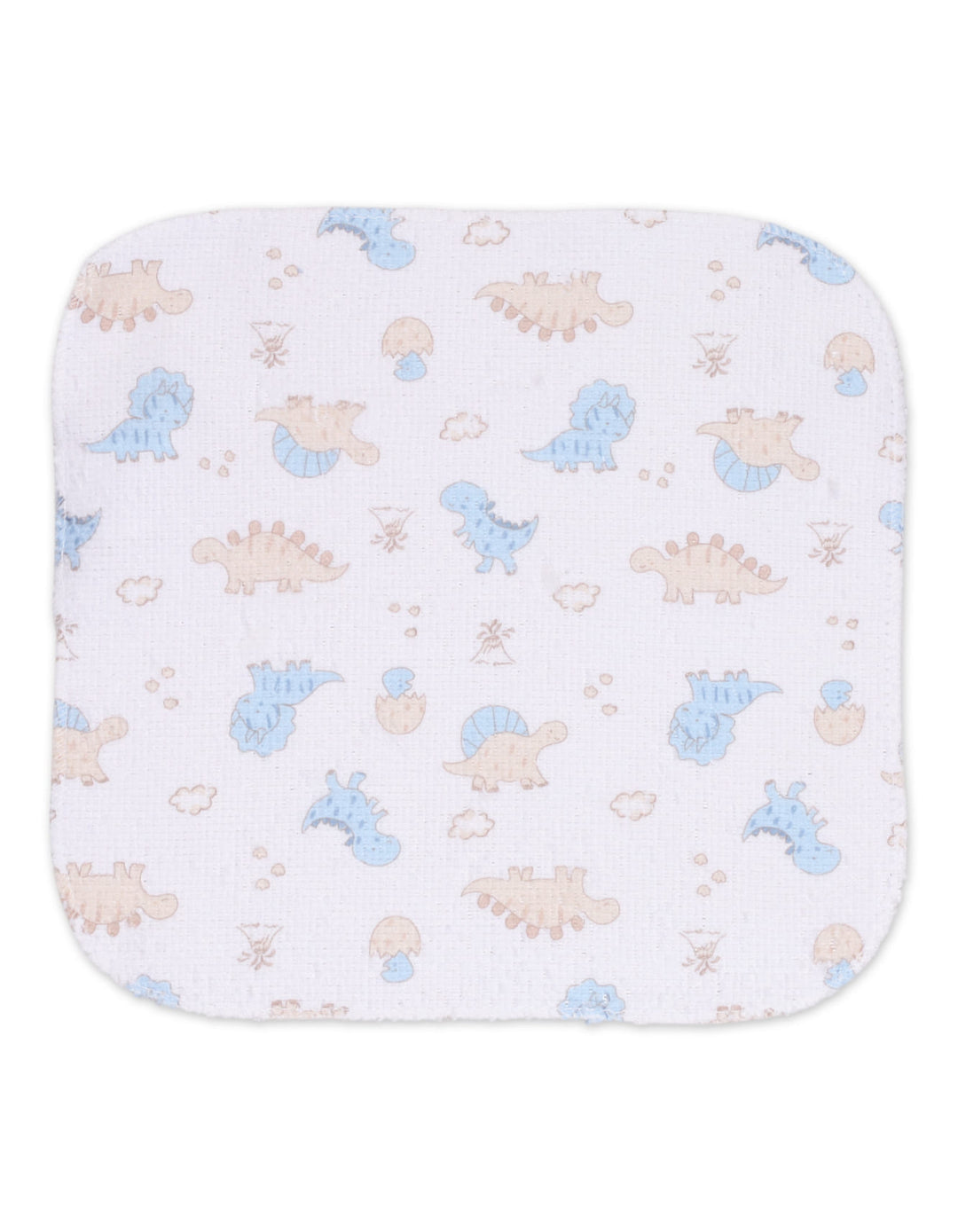 Newborn Boy Wash Cloths Pack of 12 Dino Multicolor at Zubaidas Most Trusted Baby Store in Pakistan