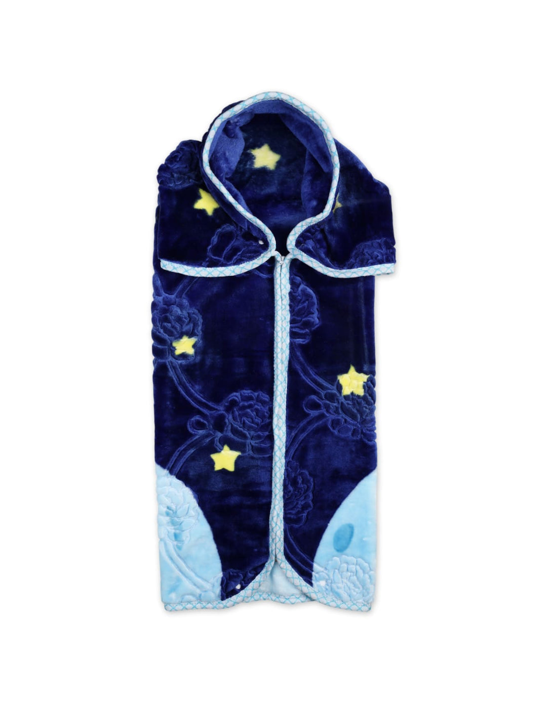 Newborn Boy Zipper Blanket Bambies Blue Elephant at Zubaidas